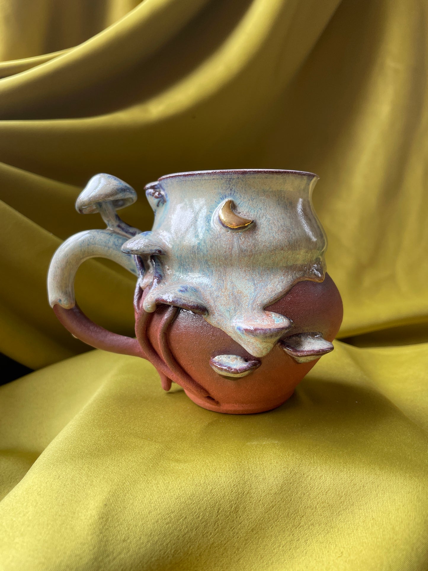 Mushroom Mug (2) w/Spoon